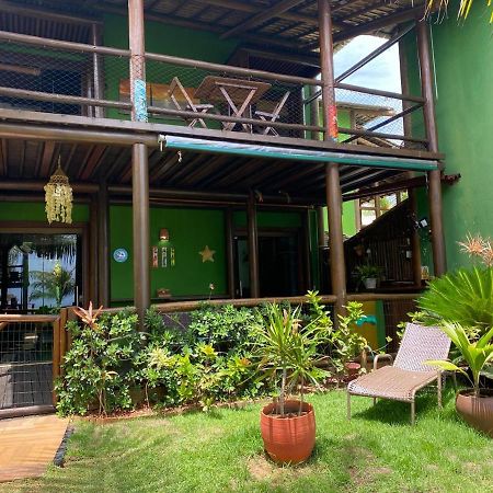 Bungalow frente a Praia Itacimirim Bagian luar foto