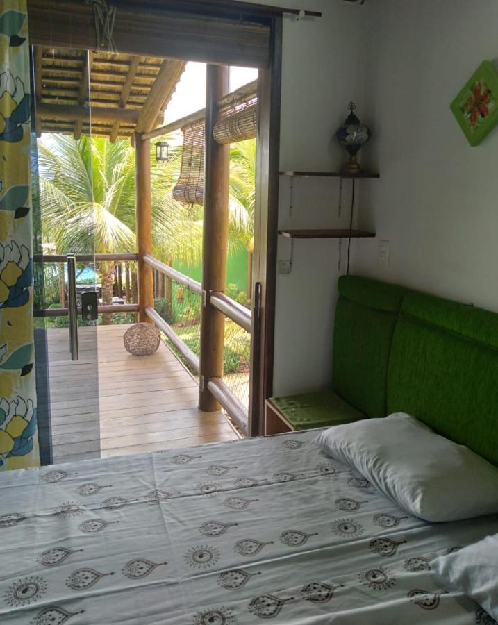 Bungalow frente a Praia Itacimirim Bagian luar foto