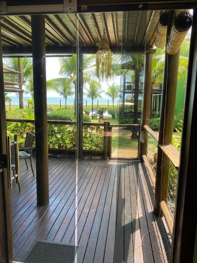 Bungalow frente a Praia Itacimirim Bagian luar foto