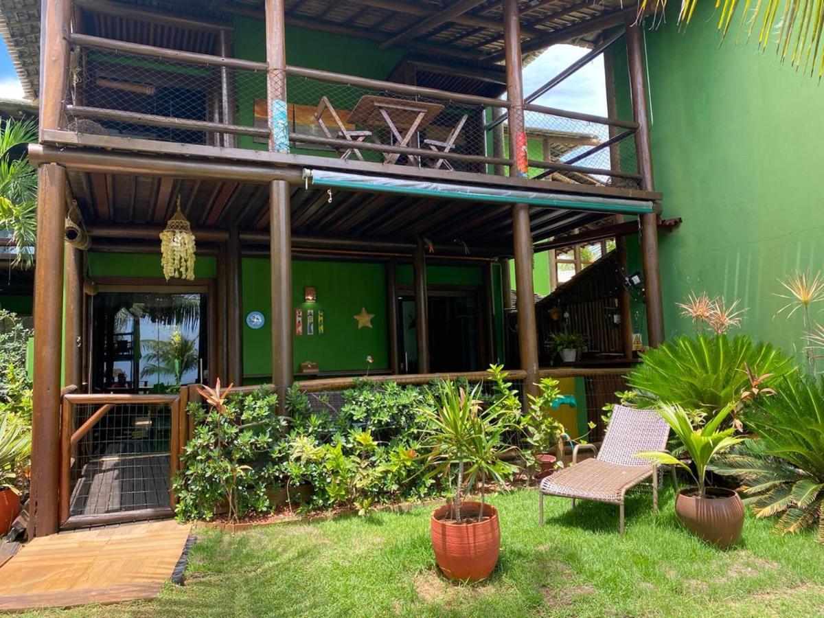Bungalow frente a Praia Itacimirim Bagian luar foto