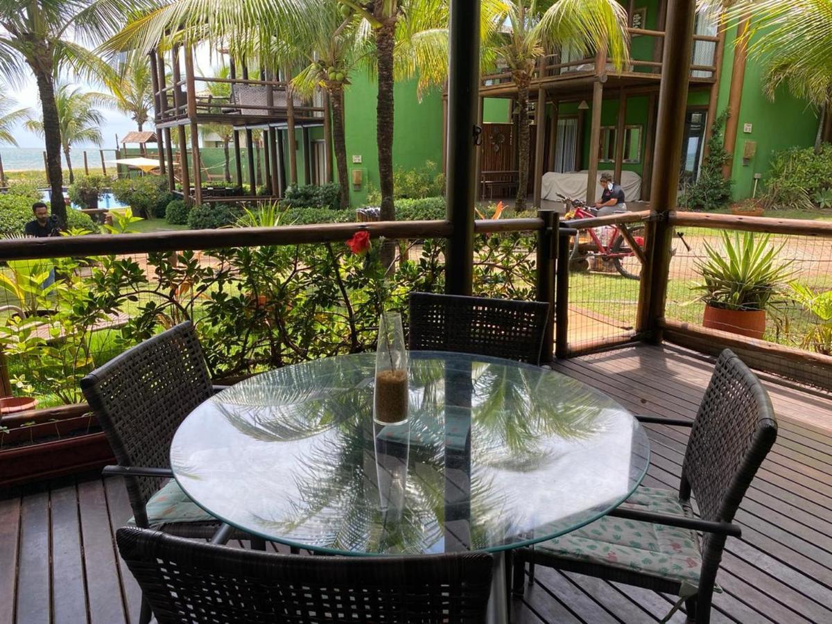 Bungalow frente a Praia Itacimirim Bagian luar foto