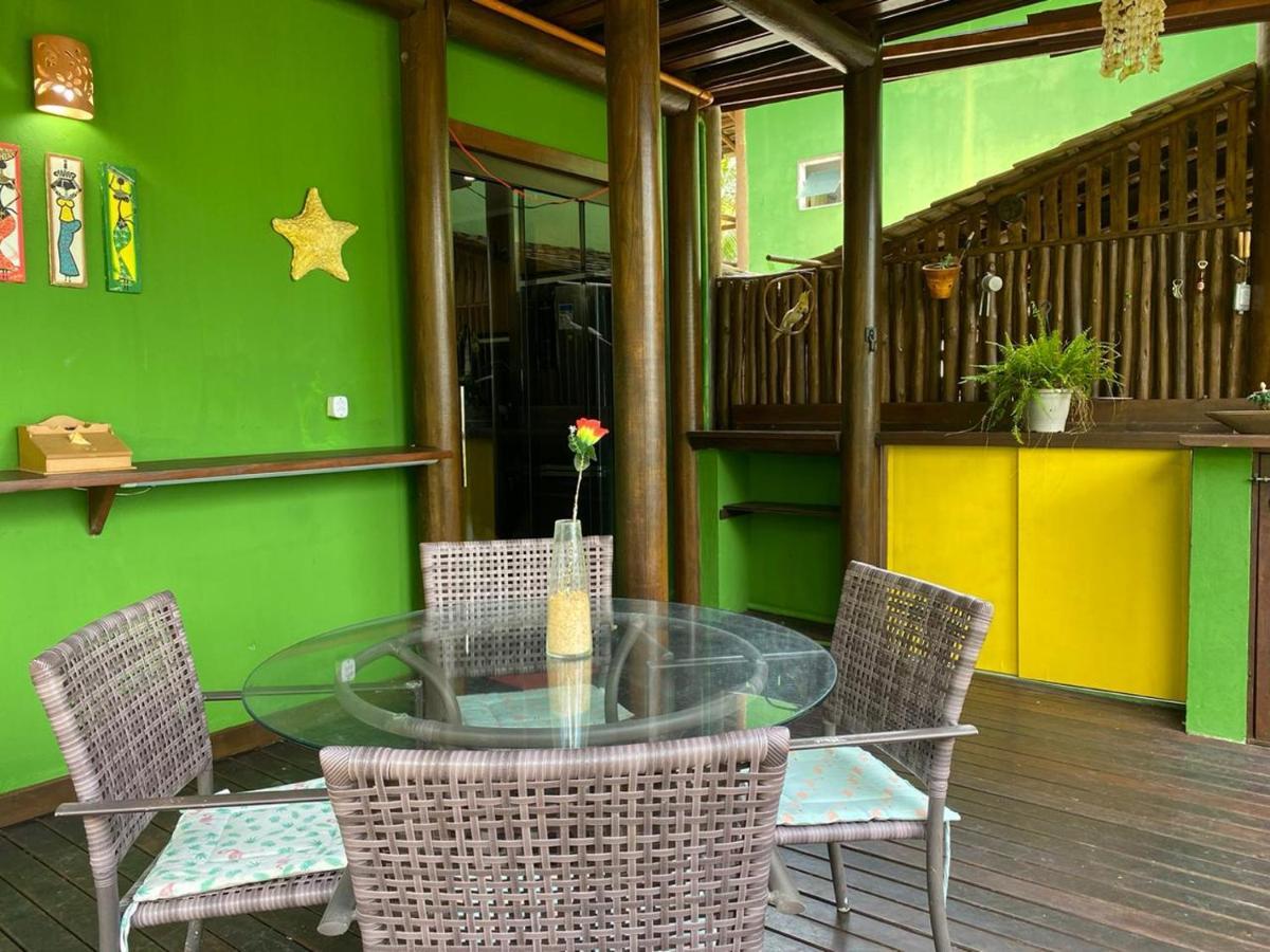 Bungalow frente a Praia Itacimirim Bagian luar foto